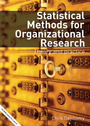 Statistical Methods for Organizational Research