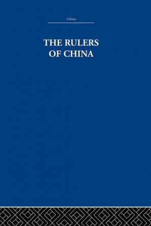 Rulers of China 221 B.C.