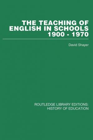 The Teaching of English in Schools