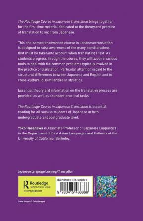 Routledge Course in Japanese Translation