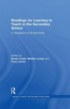 Readings for Learning to Teach in the Secondary School