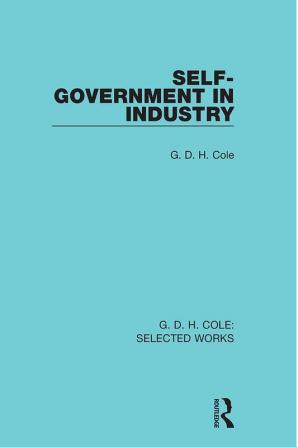 Self-Government in Industry