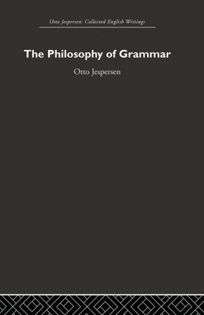 Philosophy of Grammar