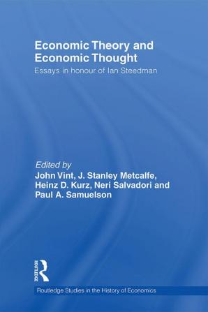 Economic Theory and Economic Thought