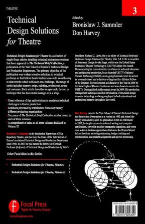 Technical Design Solutions for Theatre Volume 3