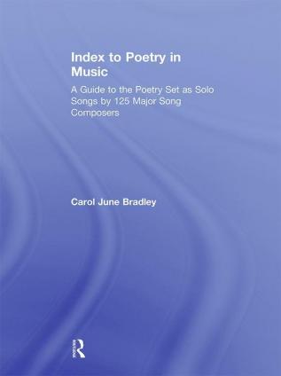 Index to Poetry in Music