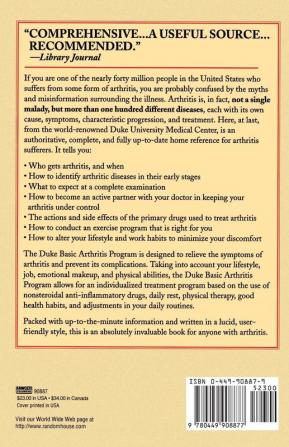 The Duke University Medical Center Book of Arthritis