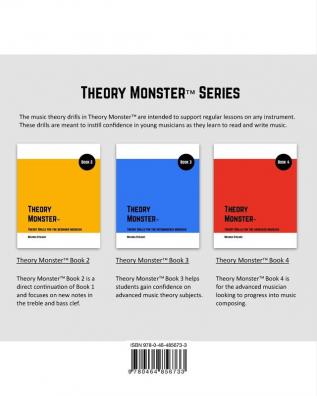 Theory Monster Book 1: Music Drills & Workbook for the Beginner Musician