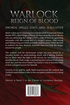 Warlock: Reign of Blood: A LitRPG Novel: Large Print: 1 (Chasms of Corruption)