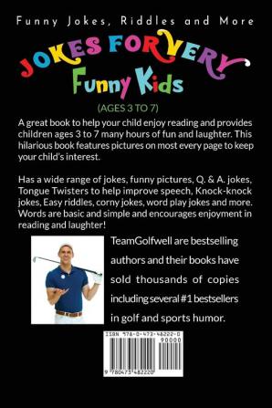 Jokes for Very Funny Kids (Ages 3 to 7): Funny Jokes Riddles and More: 1