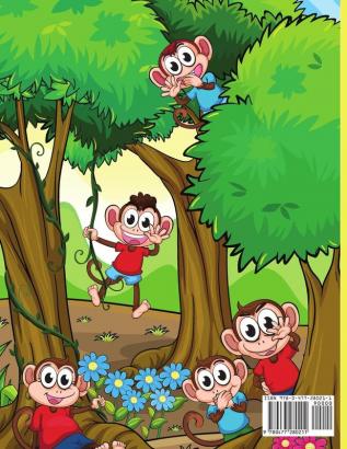 Monkey Coloring Book for Kids: Amazing Coloring Images Of Cute Monkey Children Activity Book For Boys & Girls Ages 4-8