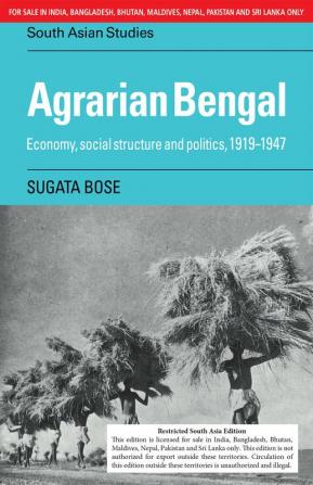 AGRARIAN BENGAL (SOUTH ASIA EDITION)