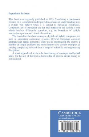Computer Simulation of Continuous Systems