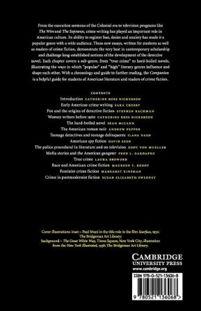 The Cambridge Companion to American Crime Fiction