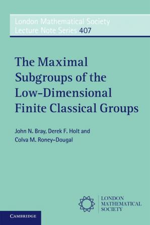 The Maximal Subgroups of the Low-Dimensional Finite Classical Groups