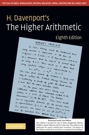 The Higher Arithmetic Eighth edition (South Asia Edition)