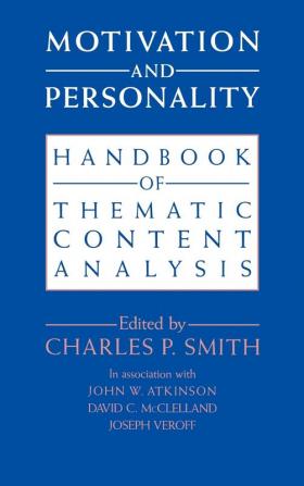 Motivation and Personality: Handbook of Thematic Content Analysis