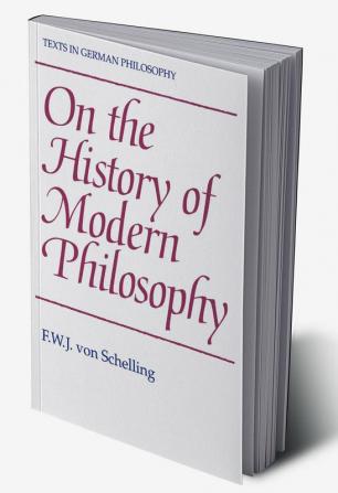 On the History of Modern Philosophy