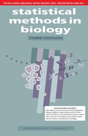 Statistical Methods in Biology