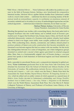 Strange Parallels: Volume 2 Mainland Mirrors: Europe Japan China South Asia and the Islands: Southeast Asia in Global Context c.800–1830 (Studies in Comparative World History)