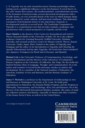 The Cambridge Companion to Vygotsky