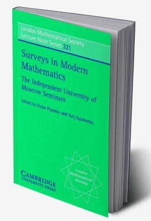 Surveys in Modern Mathematics