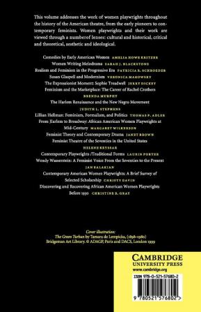 C Comp to American Women Playwright
