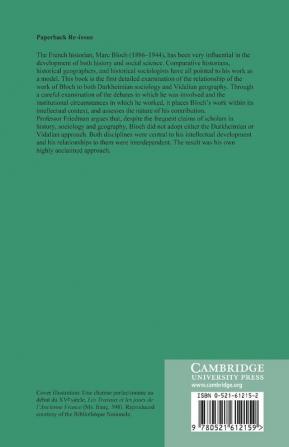 Marc Bloch Sociology and Geography