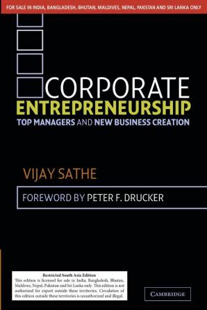 CORPORATE ENTREPRENEURSHIP (SOUTH ASIA EDITION)