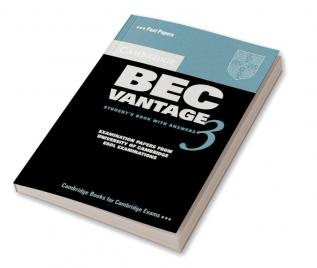 Cambridge BEC Vantage 3 with Answers