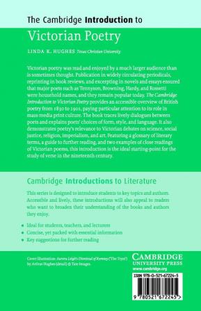 The Cambridge Introduction to Victorian             Poetry