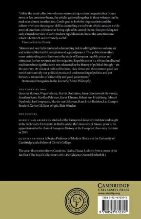 Republicanism and Constitutionalism in Early Modern Europe