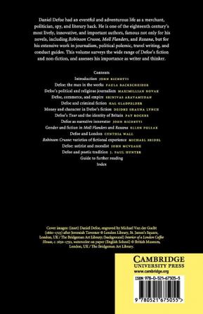 The Cambridge Companion to Daniel Defoe