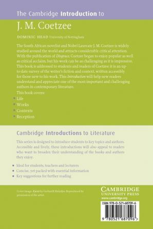 The Cambridge Introduction to J. M. Coetzee