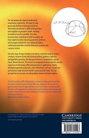 Elementary Differential Geometry
