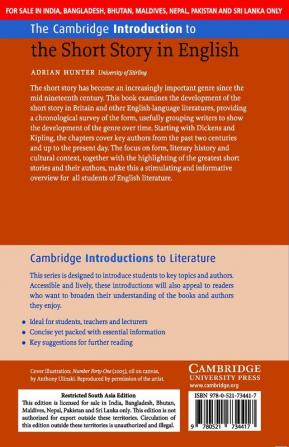 THE CAMBRIDGE INTRODUCTION TO THE SHORT STORY IN  ENGLISH (SOUTH ASIAN EDITION)