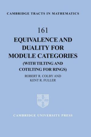 Equivalence and Duality for Module Categories with Tilting and Cotilting for Rings