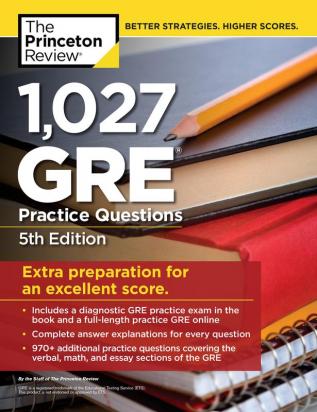 1027 GRE Practice Questions 5th Edition