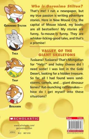 GERONIMO STILTON #32 VALLEY OF THE GIANT SKELETONS