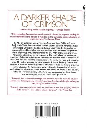 A Darker Shade of Crimson: Odyssey of a Harvard Chicano