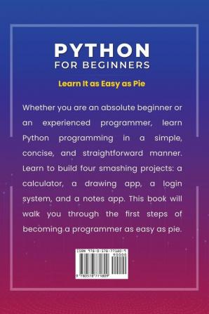 Python for Beginners: Learn It as Easy as Pie