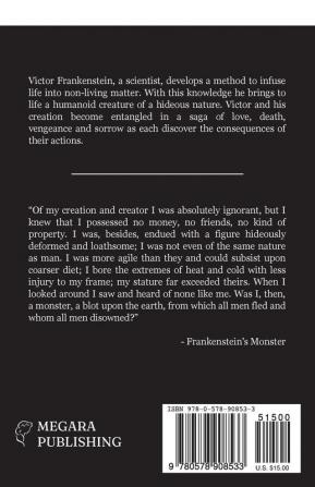 Frankenstein: Or The Modern Prometheus: 1 (Megara Classics)