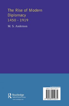 Rise of Modern Diplomacy 1450 - 1919