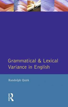 Grammatical and Lexical Variance in English