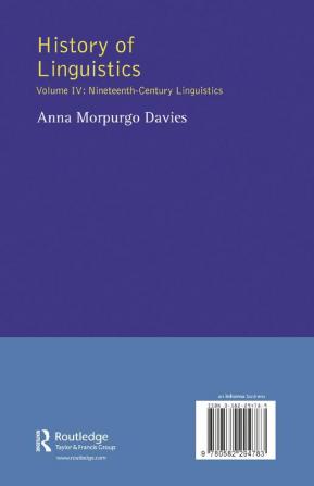 History of Linguistics Volume IV