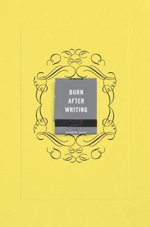 Burn After Writing (Yellow)