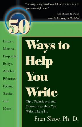 50 Ways to Help You Write (Hunter Knox Mysteries)