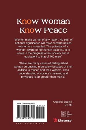 Know Woman Know Peace: A Jewish Woman Married to a Muslim Man by a Christian Pastor