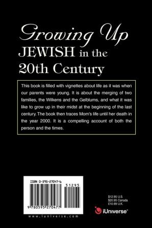 Growing Up Jewish in the 20th Century