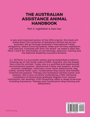 The Australian Assistance Animal Handbook: Part II: Legislation & Case Law